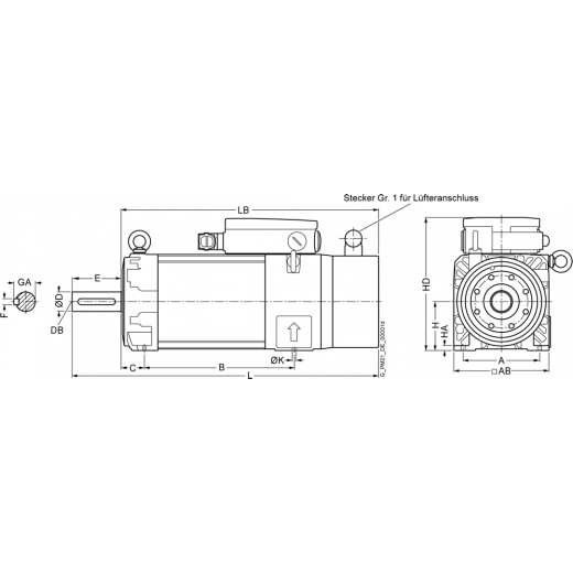1PH8087-1SN02-3LA1-Z Y64