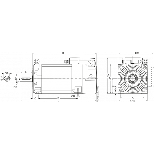 1PH8135-1HF10-2GC2-Z G14