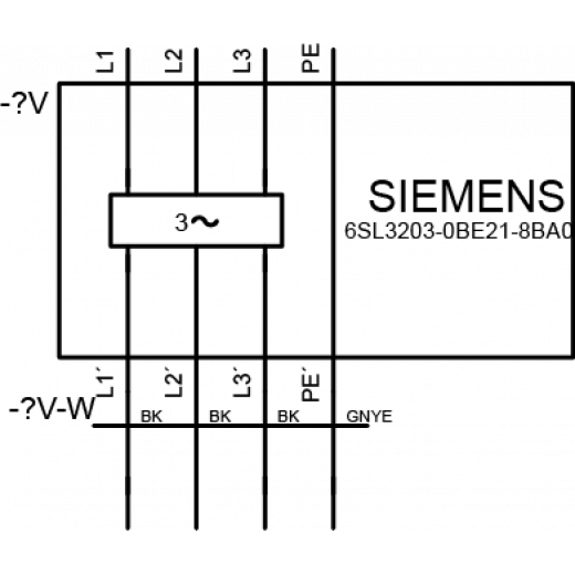 6SL3203-0BE21-8BA0